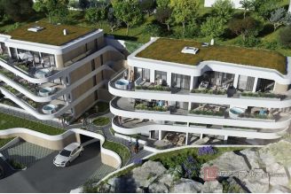 009 2053 20a Opatija One bedroom apartment with terrace jacuzzi sea view for sale