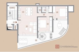 007 2053 20h Opatija Modern two bedroom apartment with jacuzzi and sea view for sale