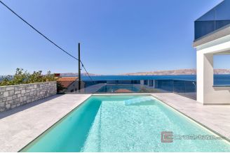 016 5426 30 Senj Modern villa with pool and an open sea view for sale
