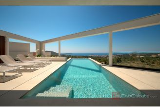 025 2022 473 Primoste Luxury villa with panoramic sea view for sale
