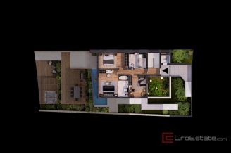 017 2035 274 Ciovo Luxury duplex apartment in the first row to the sea for sale