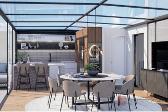 015 2035 275 Ciovo Penthouse with roof terrace in the first row to the sea for sale