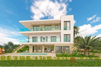 008 2022 475 Trogir Building land with project and a sea view for sale