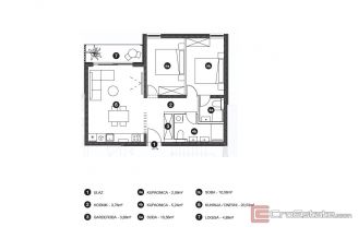 005 2051 45 island hvar two bedroom apartment with loggia for sale