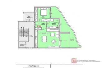 011 2052 93e Omis One bedroom apartment in a new building for sale