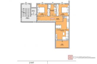 010 2052 93m Omis Two bedroom apartment by the sea for sale