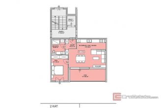 010 2052 93o Omis One bedroom apartment near the sea for sale