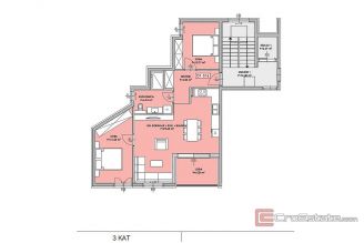 010 2052 93p Omis Two bedroom apartment near the sea for sale