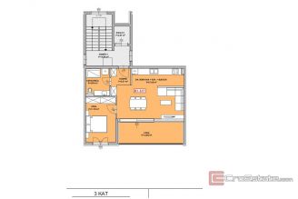 010 2052 93r Omis One bedroom apartment near the sea for sale