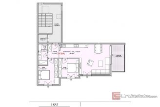 010 2052 93t Omis Two bedroom apartment near the sea for sale