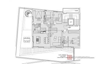 007 5449 30 Primosten Penthouse in a new building with a sea view for sae