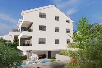 007 2035 314 Trogir Comfortable three bedroom penthouse with a sea view for sale