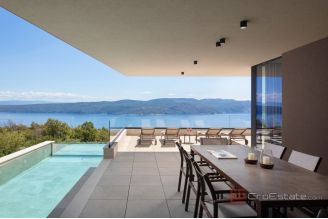 019 2053 29 Labin Modern luxury villa with pool and sea view for sale