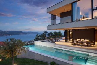 019 2053 29 Labin Modern luxury villa with pool and sea view for sale