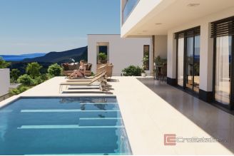 009 2044 78 Trogir Modern villa with sea view for sale