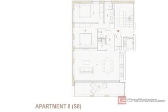 020 2035 327 Trogir Two bedroom penthouse apartment with a sea view for sale