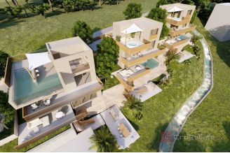 016 2016 688 kastela land with a project for three modern villas for sale