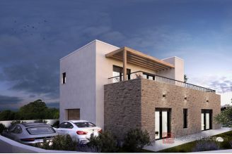 004 2043 197 Vodice Newly built family house with pool and garage for sale