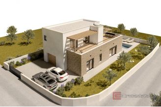 004 2043 197 Vodice Newly built family house with pool and garage for sale
