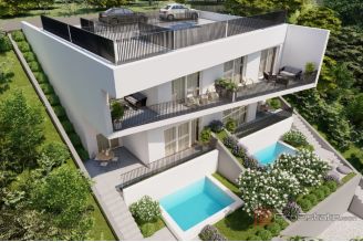 014 5474 30 Korcula Apartment house in the second row to the sea for sale