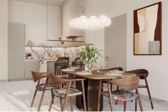 016 2053 36k Novi Vinodolski Penthouse with three terraces for sale