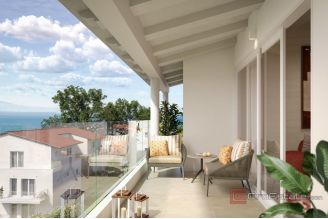 016 2053 36k Novi Vinodolski Penthouse with three terraces for sale