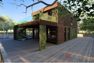 006 5482 30 Zadar area land with building permit and sea view for sale