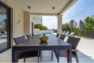 015 1023 65 Krk modern house with pool and sea view for sale