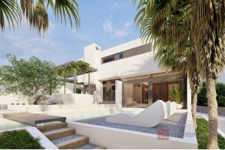 015 2060 03 Rogoznica Modern villa with pool and panoramic sea view for sale