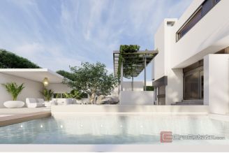 015 2060 03 Rogoznica Modern villa with pool and panoramic sea view for sale