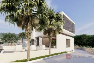 015 2060 03 Rogoznica Modern villa with pool and panoramic sea view for sale