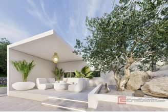 015 2060 03 Rogoznica Modern villa with pool and panoramic sea view for sale