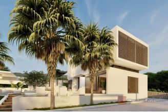 015 2060 03 Rogoznica Modern villa with pool and panoramic sea view for sale