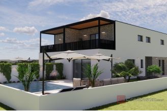 008 2031 240 Umag Modern semi detached house with pool for sale