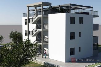 009 2035 365 Ciovo Two bedroom penthouse with roof terrace and a sea view for sale