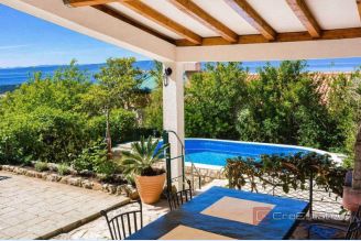 001 2049 98 Makarska House with pool and panoramic sea view for sale