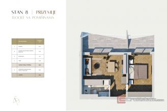 016 2031 251 Split Pazdigrad Spacious one bedroom apartment for sale