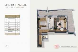 016 2031 253 Split Pazdigrad Spacious one bedroom apartment for sale