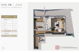 016 2031 254 Split Pazdigrad spacious one bedroom apartment for sale