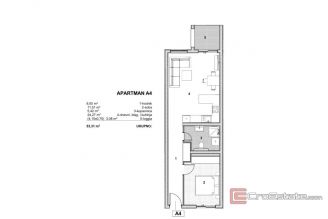 020 2035 374c Ciovo one bedroom apartment with loggia for sale