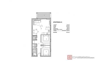 020 2035 375b Ciovo Two bedroom apartment with loggia for sale
