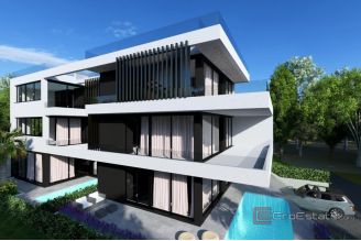005 2022 494c Zadar area luxury penthouse with roof terrace and infinity pool for sale