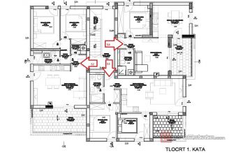 011 2021 430a vodice modern apartment with roof terrace for sale