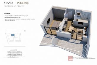 006 2060 18 Split Pazdigrad Modern one bedroom apartment with spacious balcony for sale