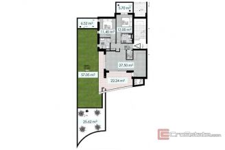 008 1021 58a Opatija modern apartment with garden and sea view for sale