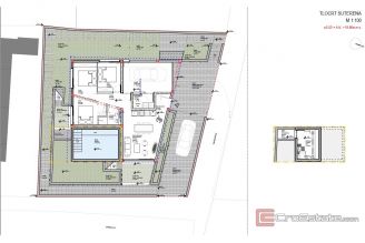 009 2051 70 island vis land with building permit for modern villa for sale