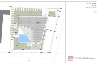 009 2051 70 island vis land with building permit for modern villa for sale