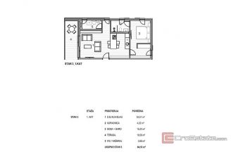 006 1023 71b Krk modern apartment with sea view for sale