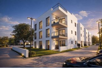 001 1033 04 Zadar Bokanjac modern one bedroom apartment with roof terrace for sale