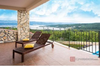012 1021 73 Krk Villa with panoramic seaview for sale